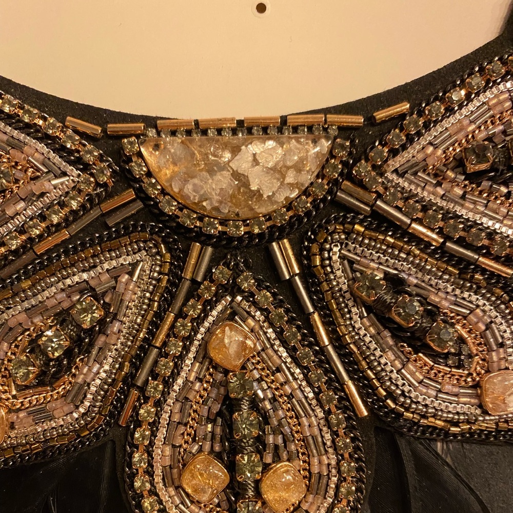 Stella & Dot Constantine Feather Necklace